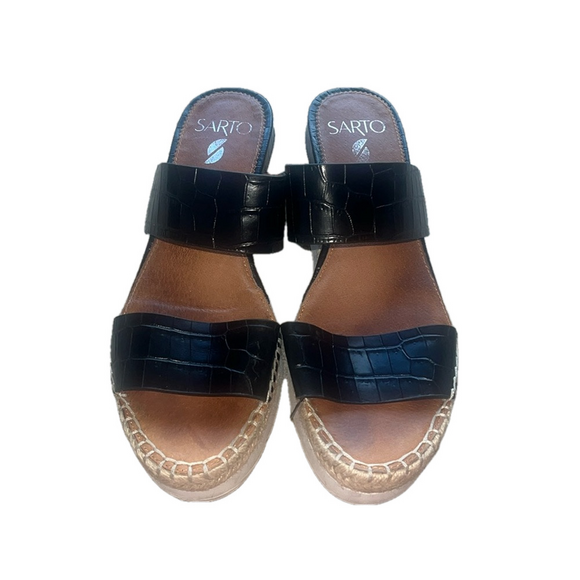 sarto cappy wedge sandal - Picture 1 of 7